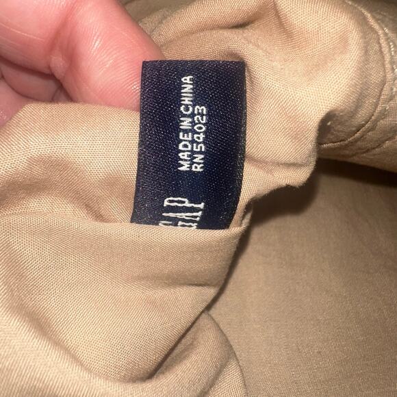 Vintage GAP Corduroy Floral Tote Bag 2005 Fall Retro 70s Boho Y2K Brown Tan - Picture 6 of 10